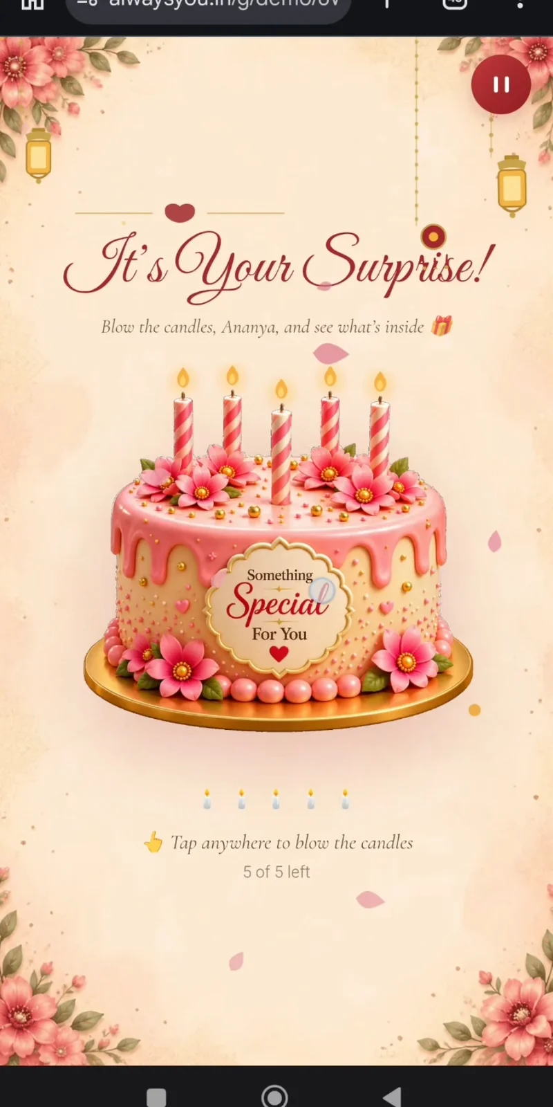 Birthday Special — screen 5