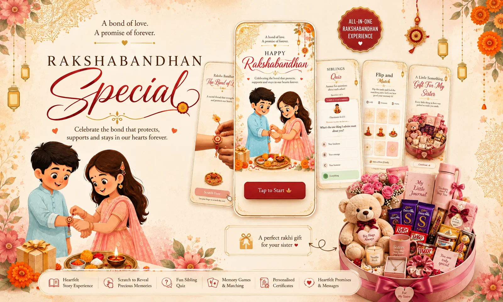 Rakshabandhan Special — personalised other website preview