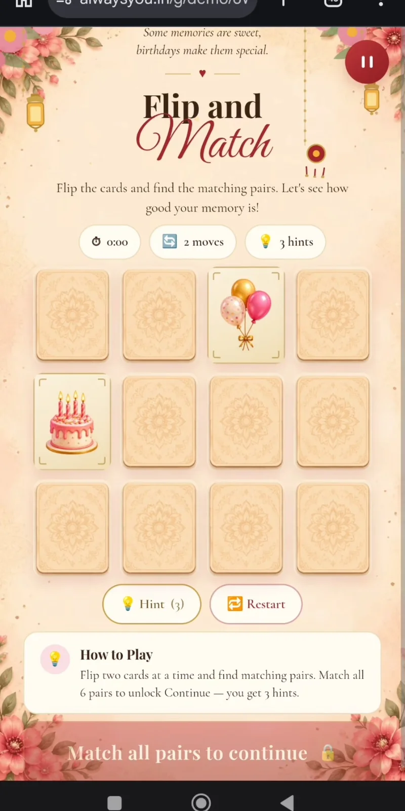 Birthday Special — screen 14
