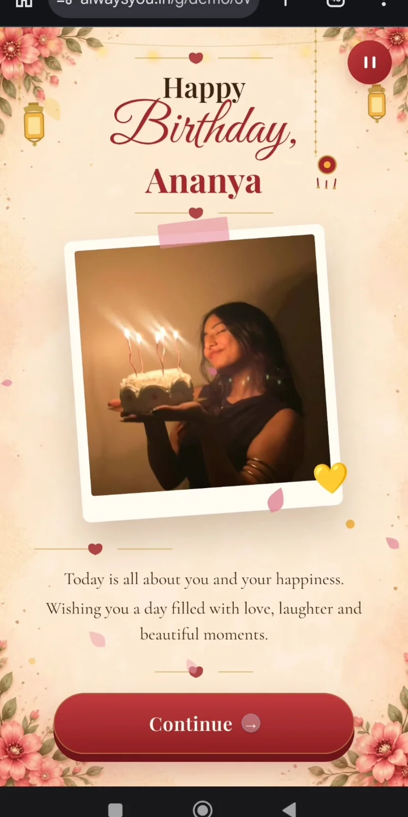 Birthday Special — screen 8