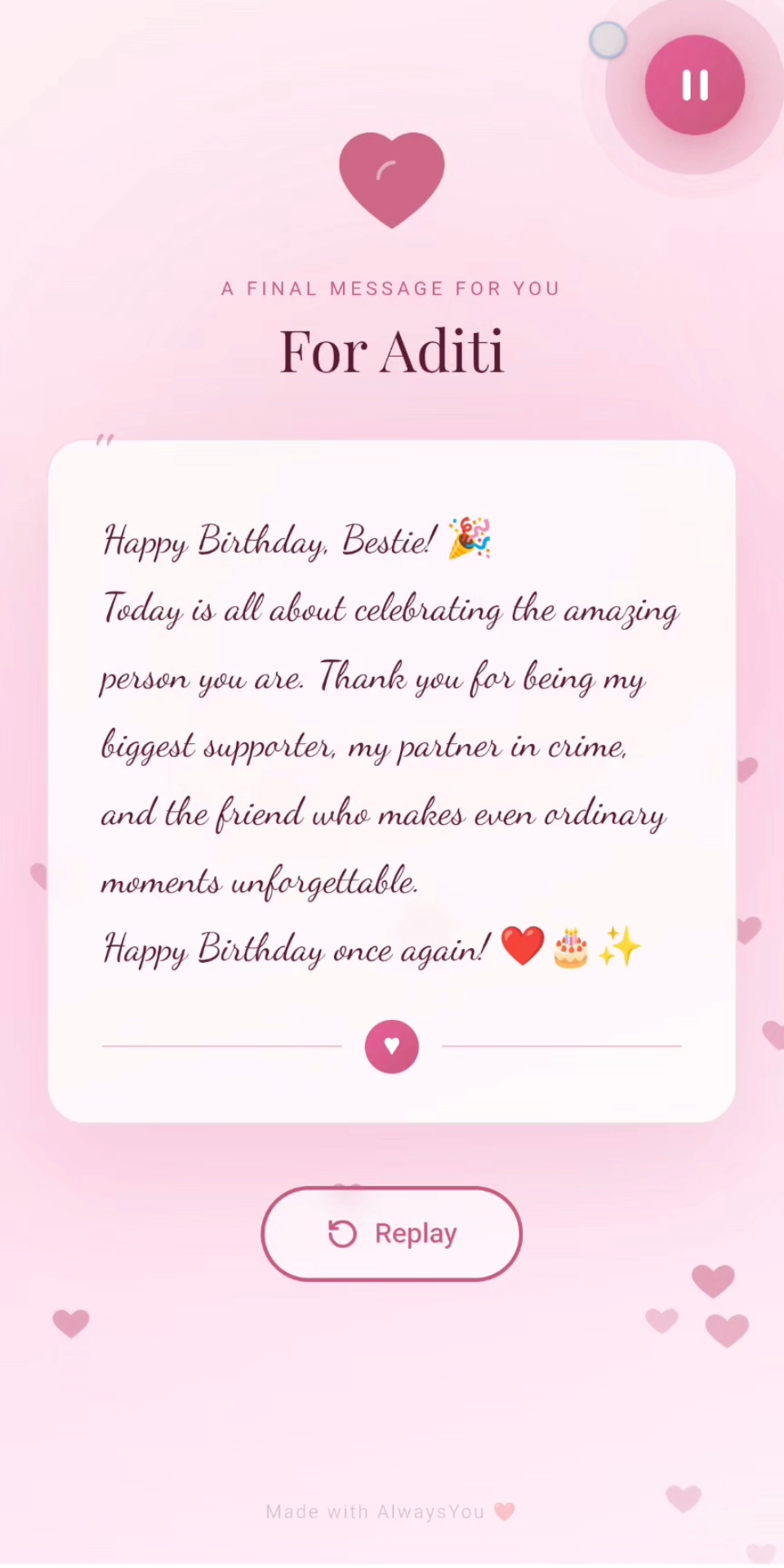 Birthday Premium — screen 30