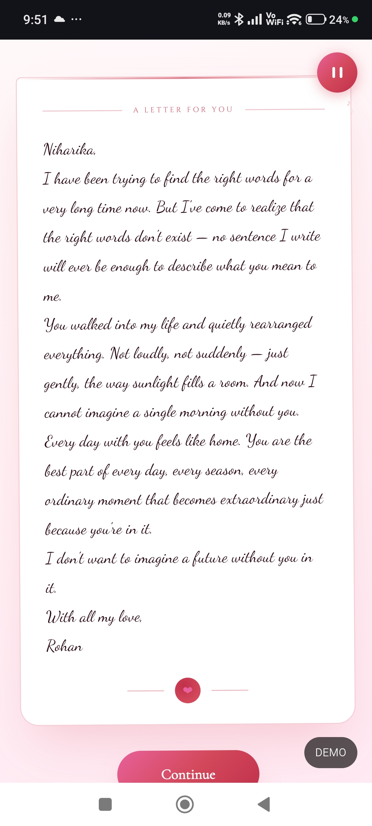 For her - Sweet Proposal — screen 5