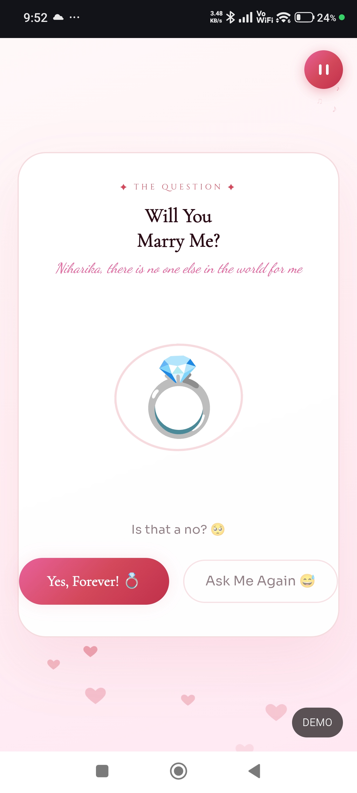 For her - Sweet Proposal — screen 13